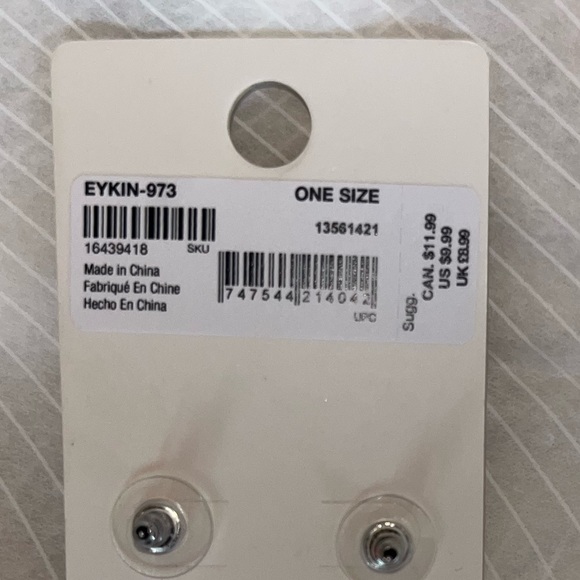 NWT Call It Spring silver and pink dangling earrings - Picture 3 of 3